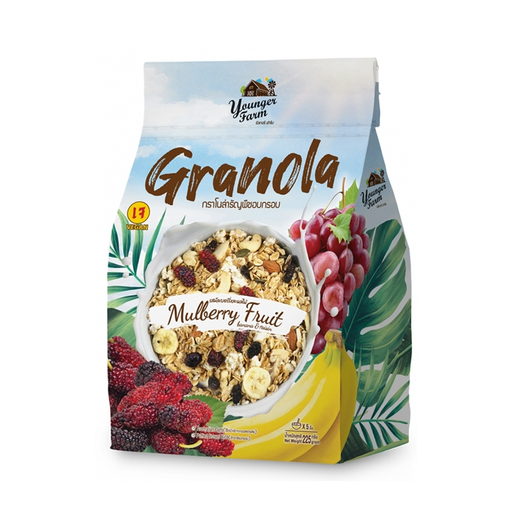 Younger Farm Granola Mulberry And Fruit 225g