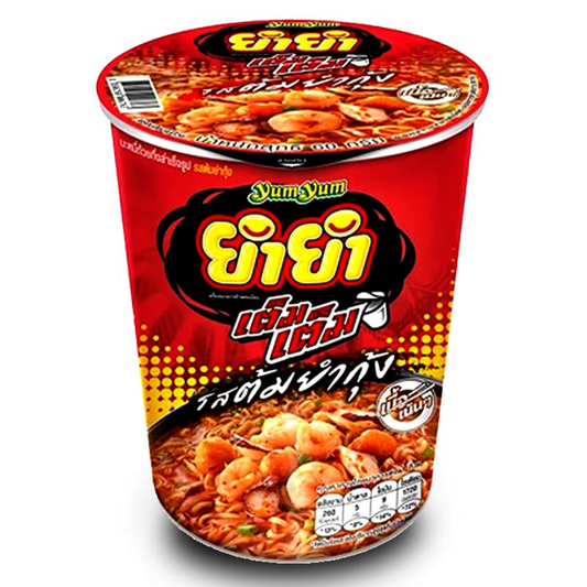 Yum Yum TemTem Cup Instant Noodles Tom Yum Kung Flavour Size 60g