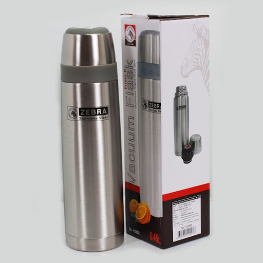 Zebra Vacuum Flask Prima II with carry bag (112956) Size 0.45L
