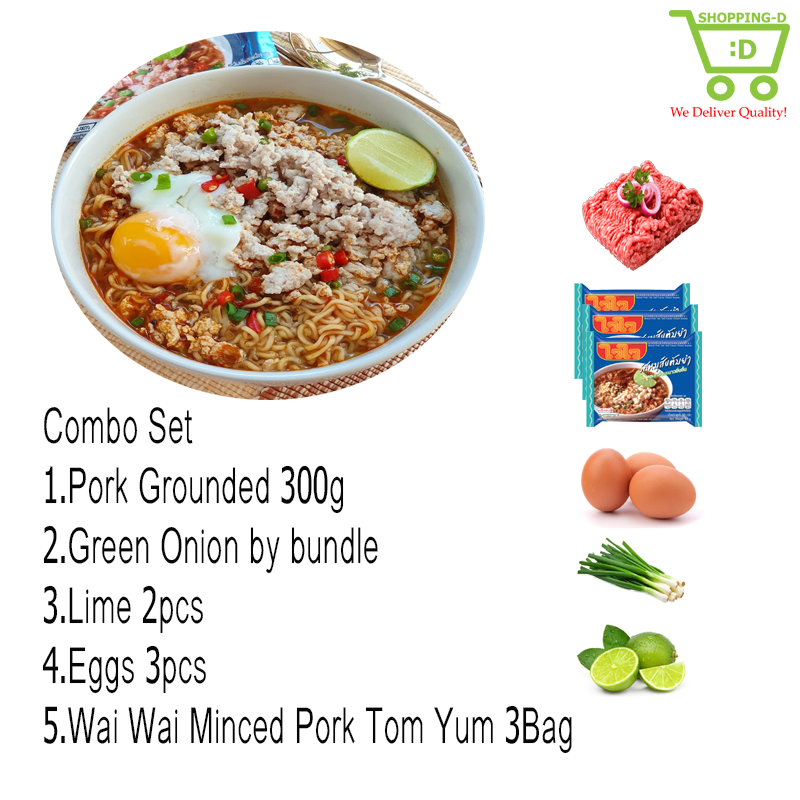 Combo Set Tom Yum Minced Pork