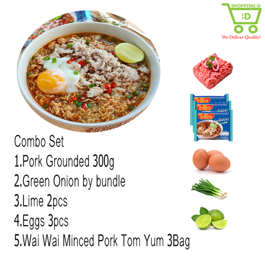 Combo Set Tom Yum Minced Pork