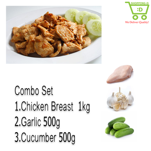 Combo Set Garlic Chicken Breast