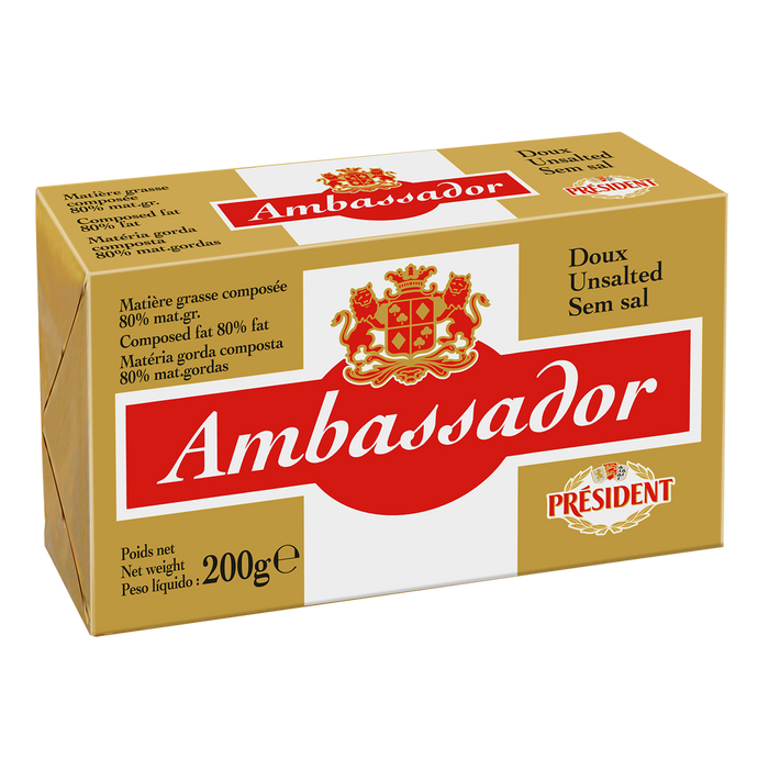 Ambassador Butter Unsalted 200 g