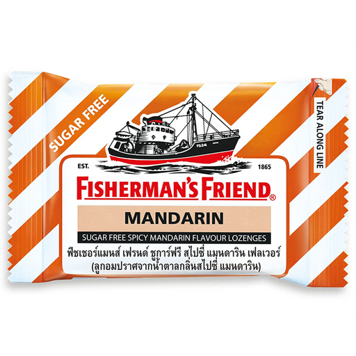 Fisherman's Friend Sugar free Spicy Mandarin Flavor Lozenges 25g