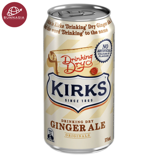 kirks Drinking Dry Ginger Ale Original 375ml