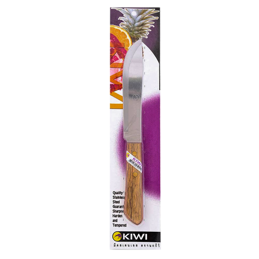 kiwi brand Butcher Knife Wood Handle No.246 Size 6 inches