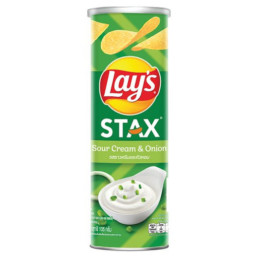 Lay's Stax Potato Chips Sour Cream & Onion 100g