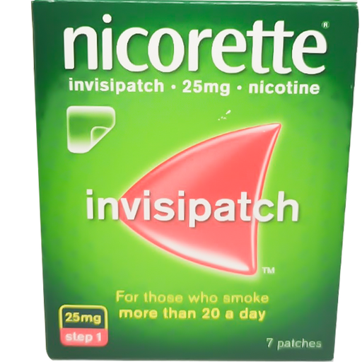 Nicorette Invisipastch 25mg (7 ເມັດ)