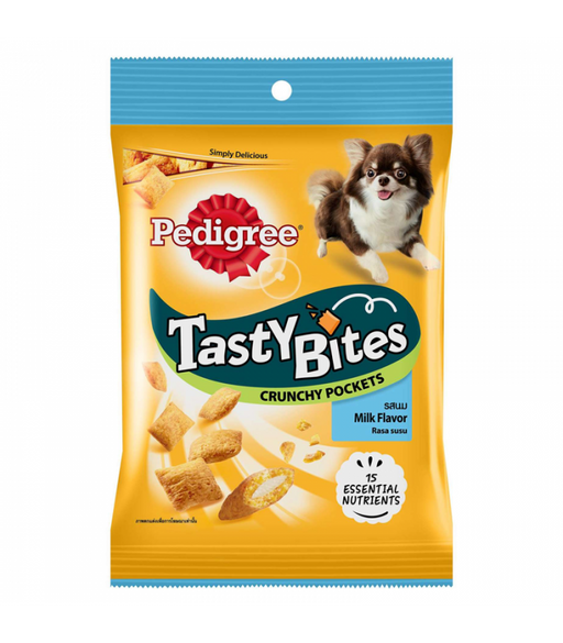 Pedigree Tasty Bites Crunchy Pockets Milk 60g Dog Treats