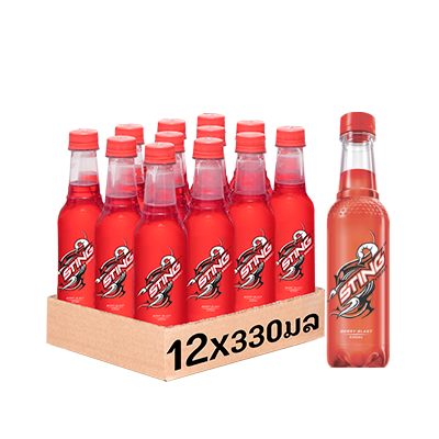 Sting Red 330ml bottle per pack of 12 bottles