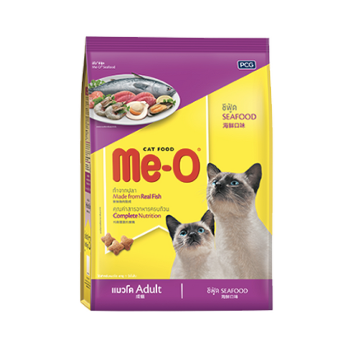 Me-O Cat Food ລົດຊາດອາຫານທະເລຜູ້ໃຫຍ່ 3kg